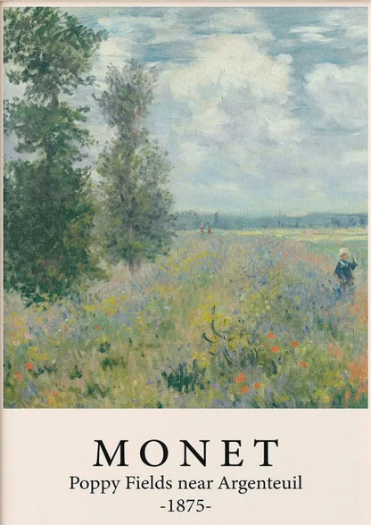 Claude Monet | Poppy Fields 1875 | Impressionist Art