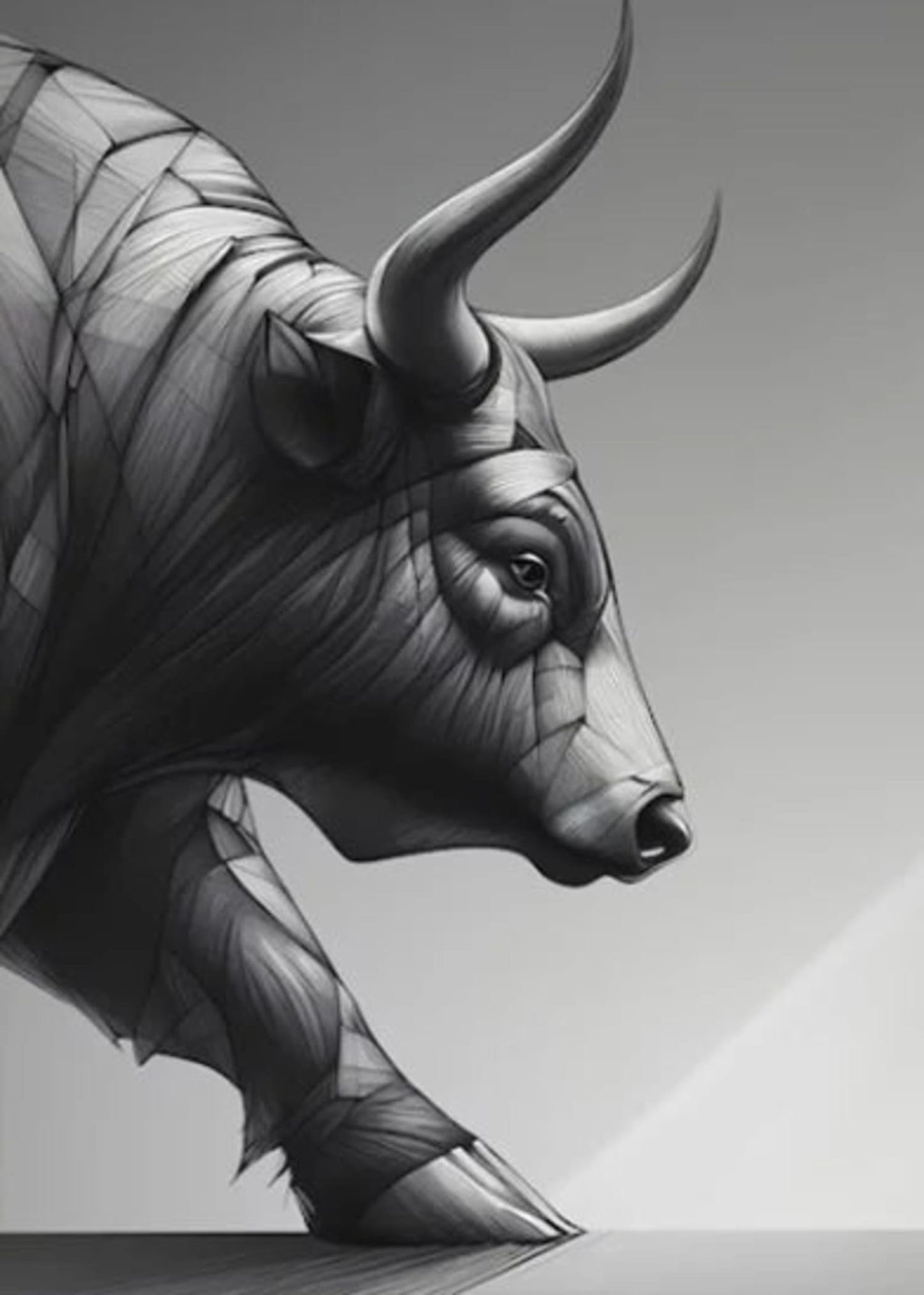 Bull & Bear Market | Abstract Modern Art