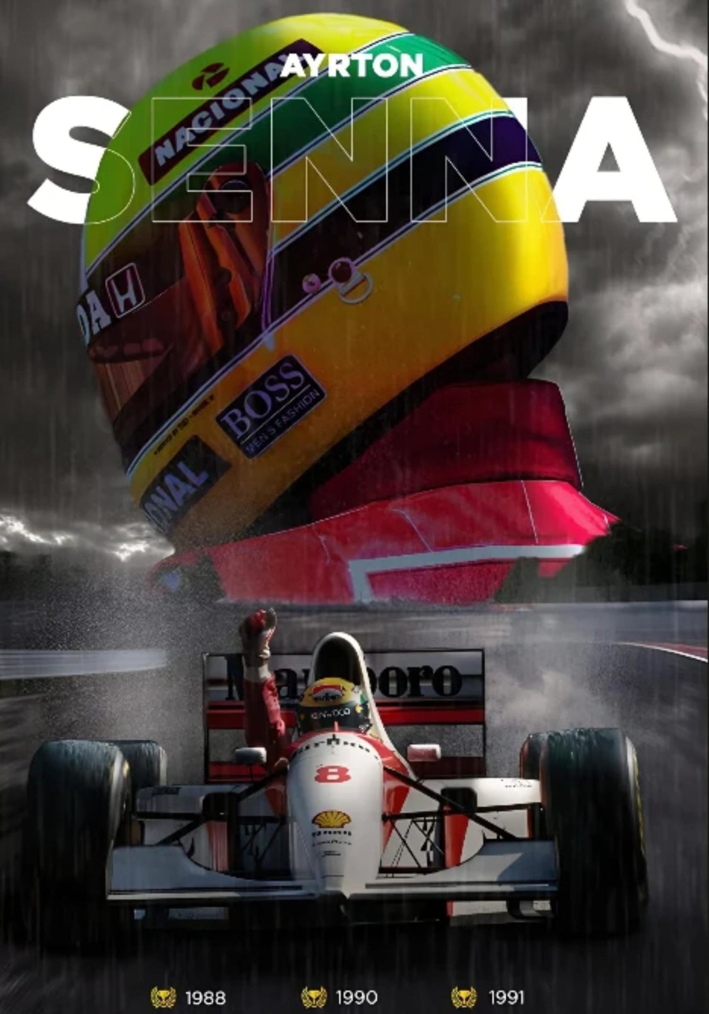 Ayrton Senna | F1 Legend Art