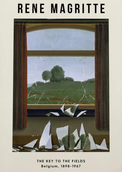 Rene Magritte The Key to the Fields | Surrealism Art