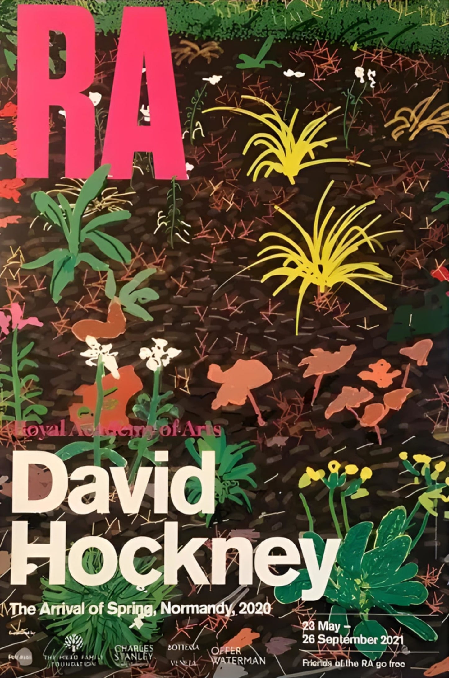 David Hockney | The Arrival of Spring | Springtime Scene