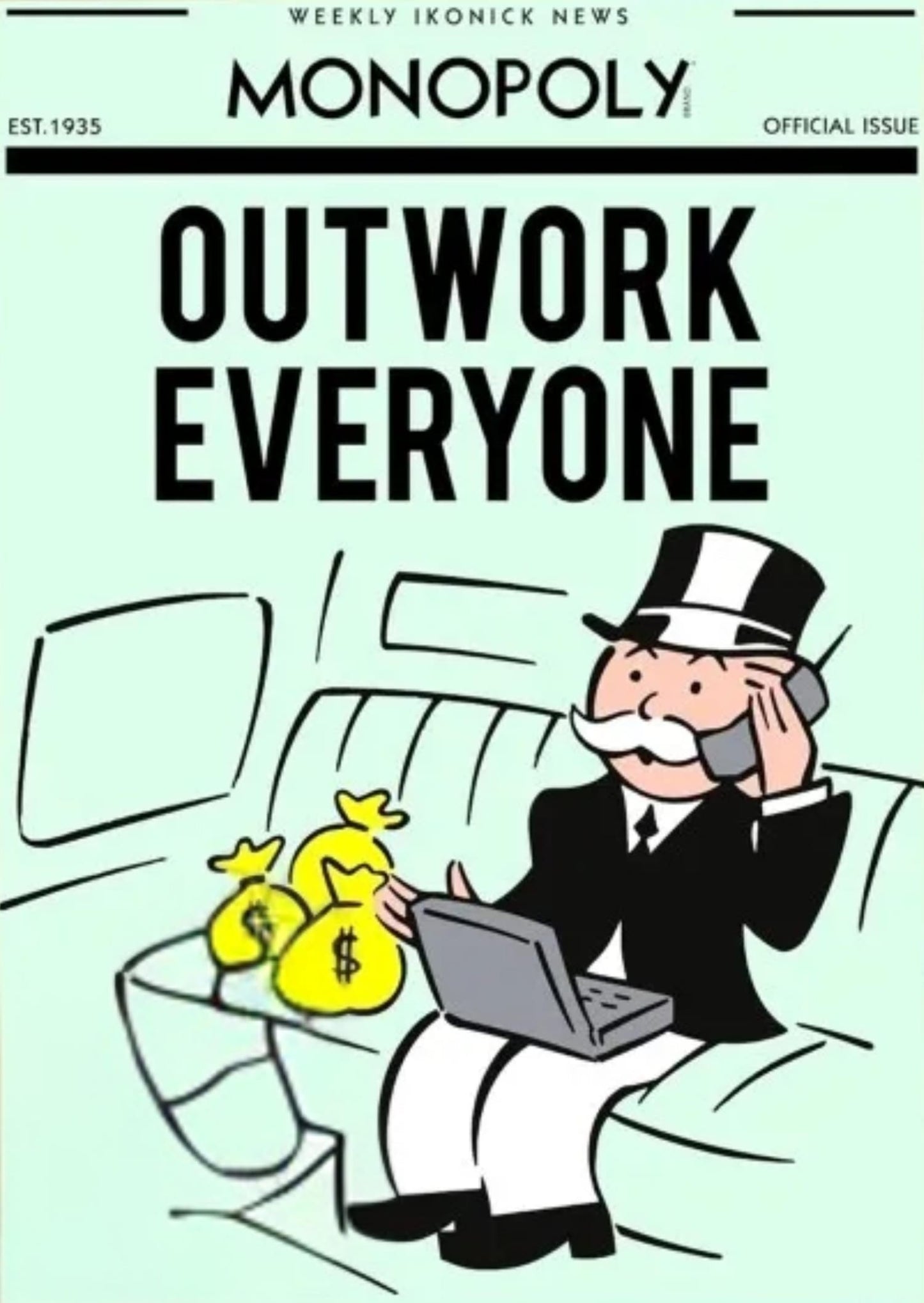 Outwork Everyone | Motivational Decor
