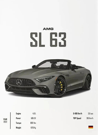 Mercedes SL 63 | Automotive Tribute | Modern Decor