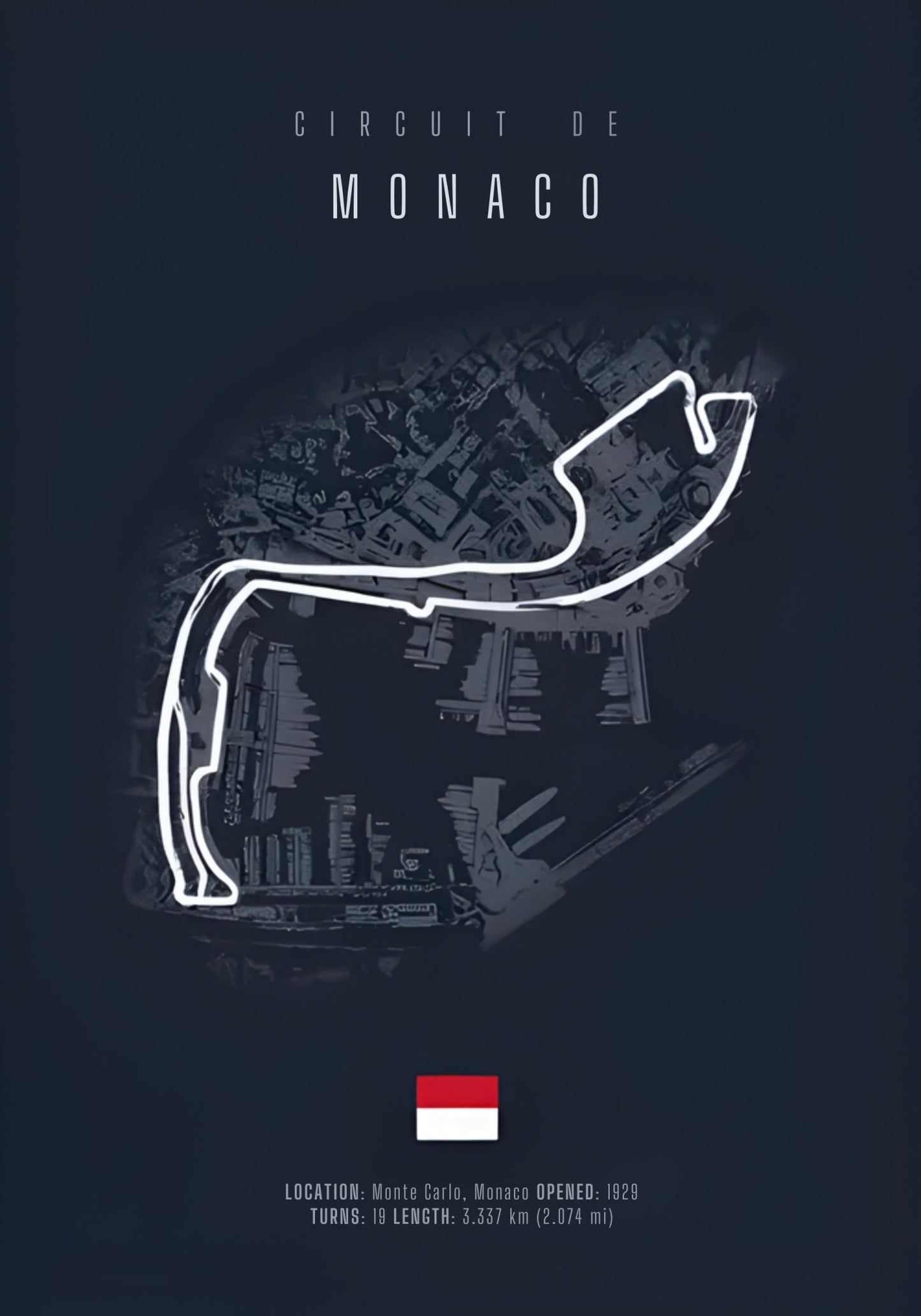 Monaco F1 Circuit | Grand Prix Track Art