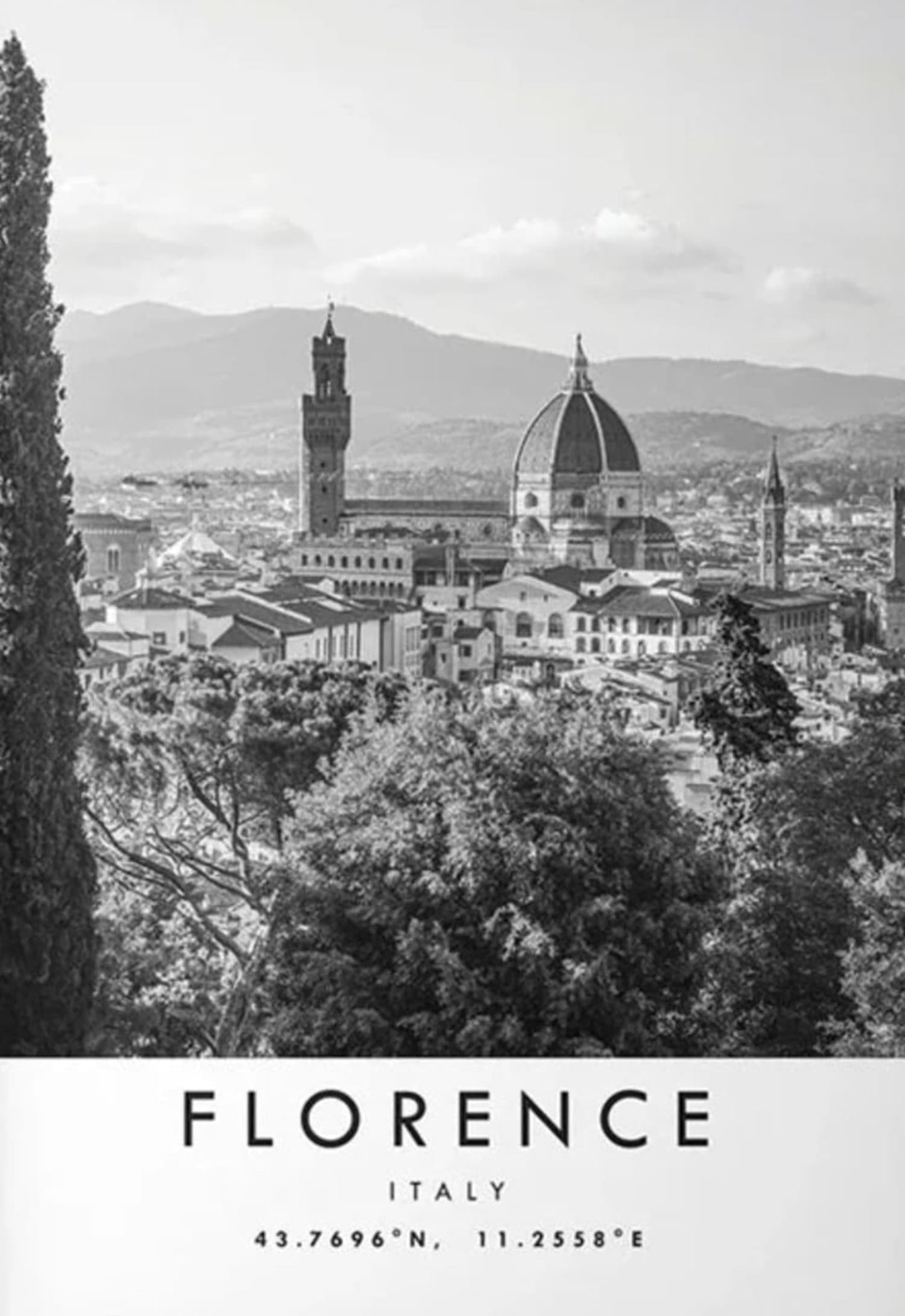 Florence | Wander Through Renaissance | Italy | Cityscape Poster | Wall Art Decor | Visual Artwork for Home & Garden