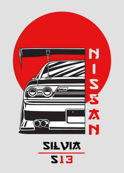 Nissan Silvia S13 | Japanese Car Art