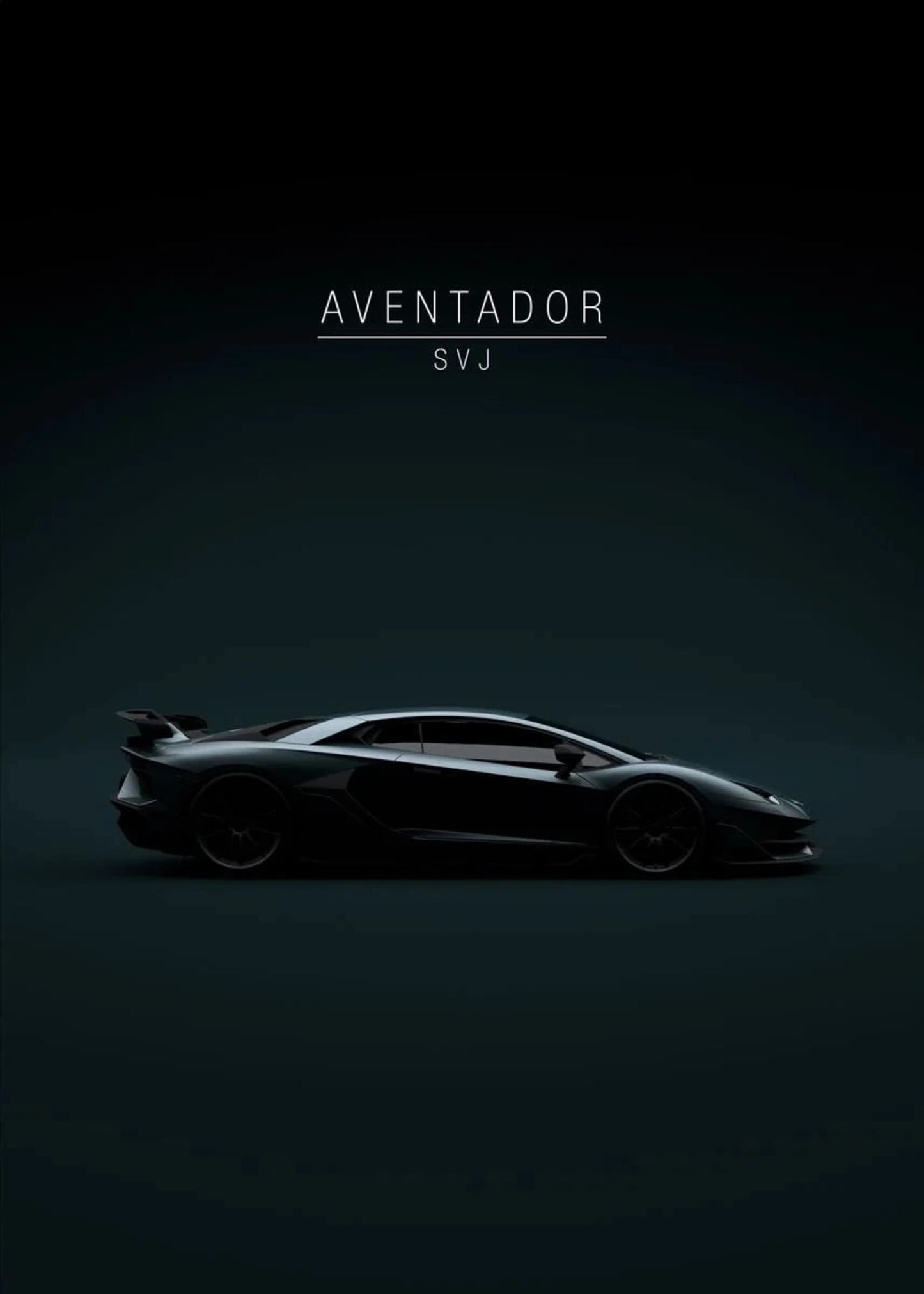 Lamborghini Aventador SVJ | Iconic Supercar Art | Luxury Automotive Poster | High-Quality Wall Decor