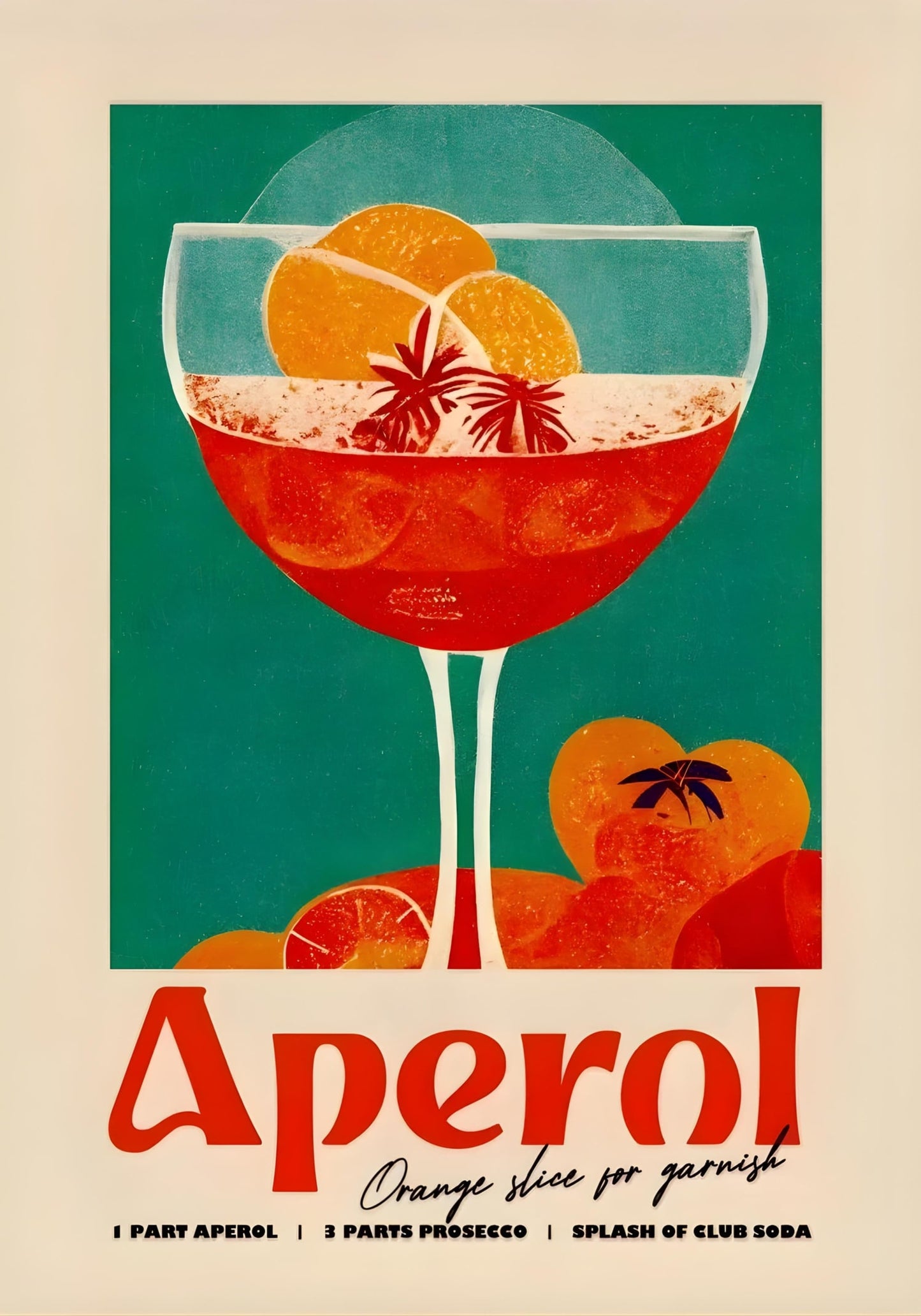 Aperol Cocktail Party | Vibrant Modern Art