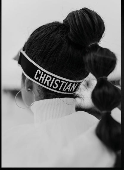 Dior Fashion Girl Poster | Modern Chic Wall Art | Designer Style Home Decor | Elegant Fashion Illustration | Stylish Visual Artwork | Perfect for Living Room or Bedroom Decor