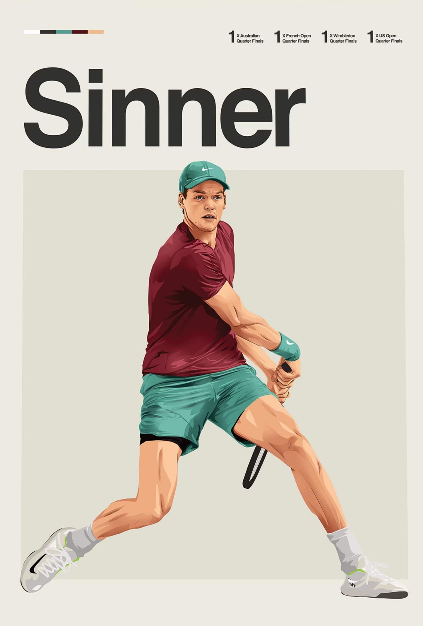 Jannik Sinner | Modern Tennis Art