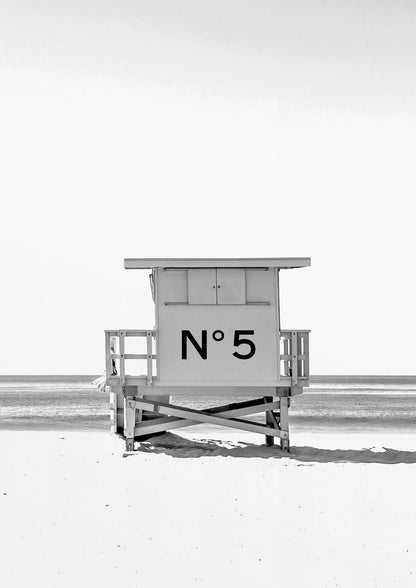 Chanel Beach Cabin | Coastal Chic Fashion Art