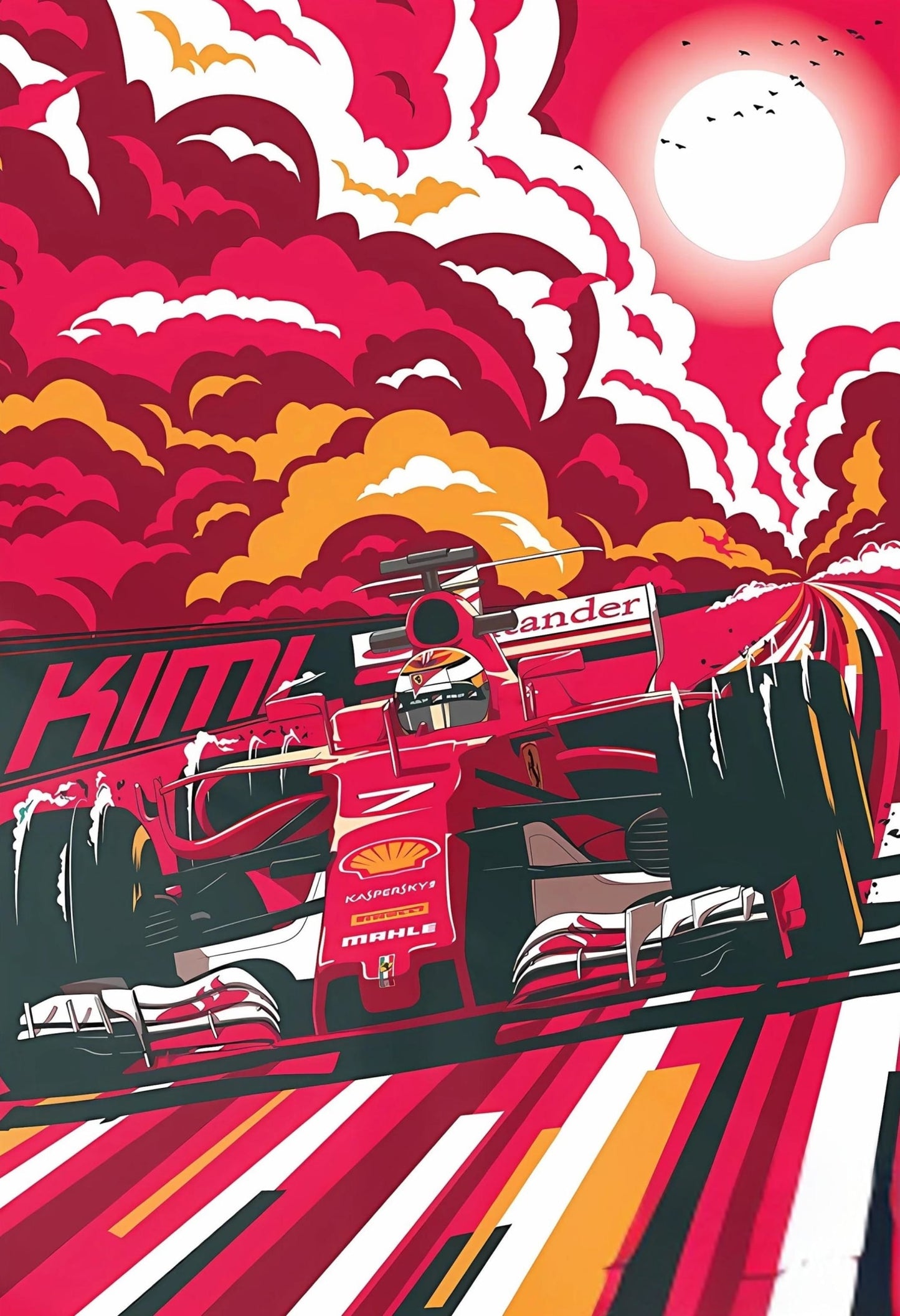 Kimi Raikkonen | Formula One Vector Art