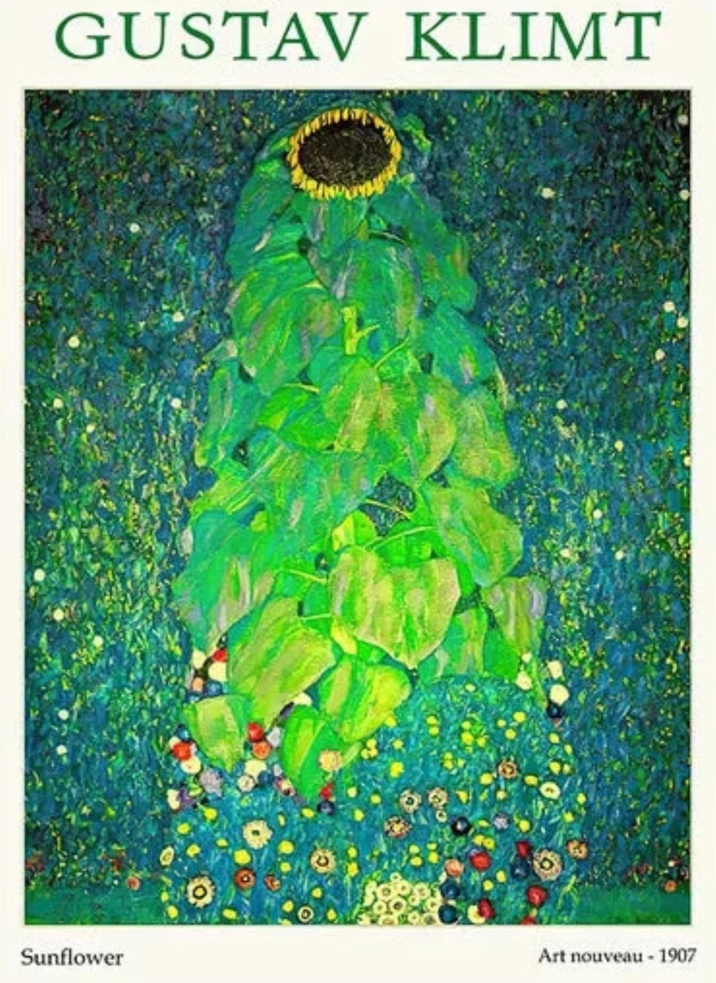 Gustav Klimt | Sunflower | Classic Botanical